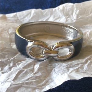 Banana Republic Bangle Bracelet Blue Silver NWOT